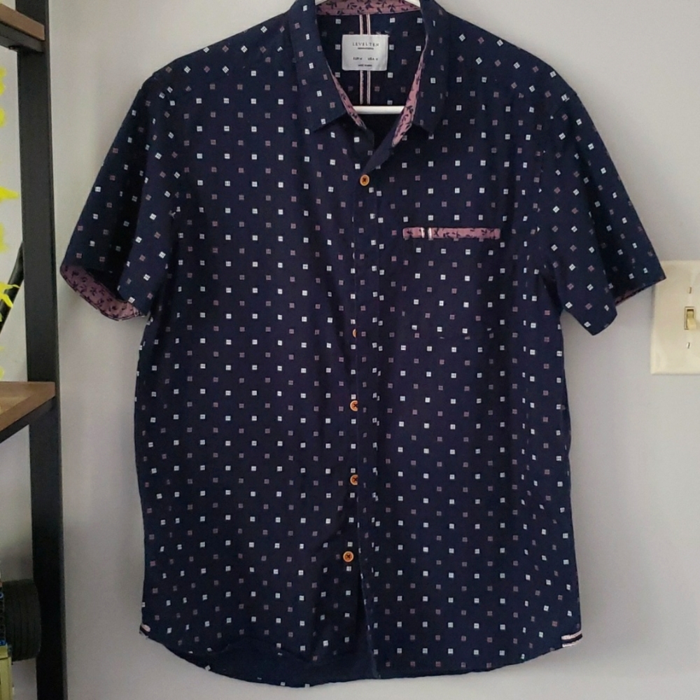 SHIRT LEVEL TEN, Size M, Dark Blue